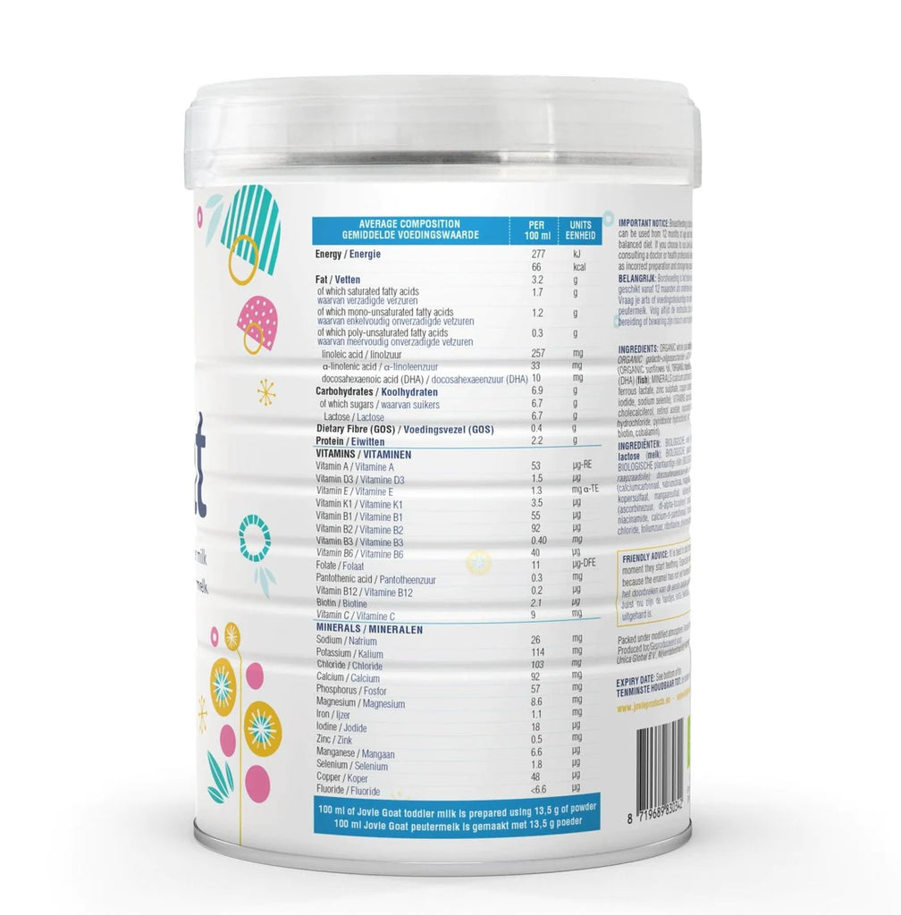 Jovie Goat Milk Stage 3 Formula (12+ Months) 800g