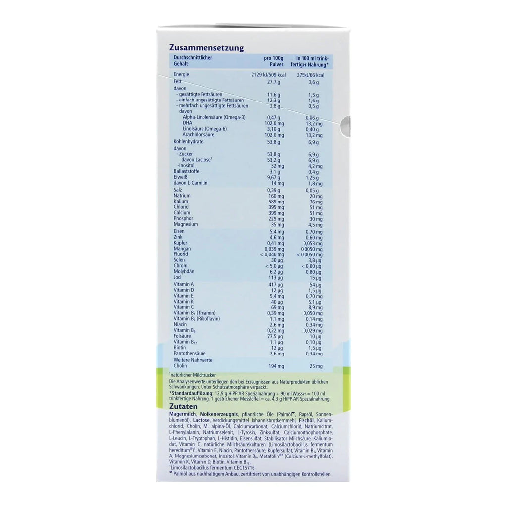 HiPP Anti-Reflux Formula (0-36 Months) 600g
