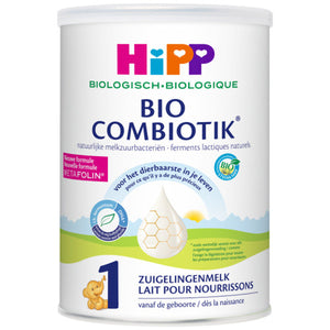 HiPP Formula stage 1 Dutch front cover. HiPP Dutch formula