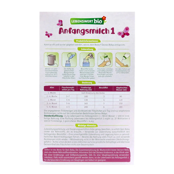 Lebenswert cheap formula instructions