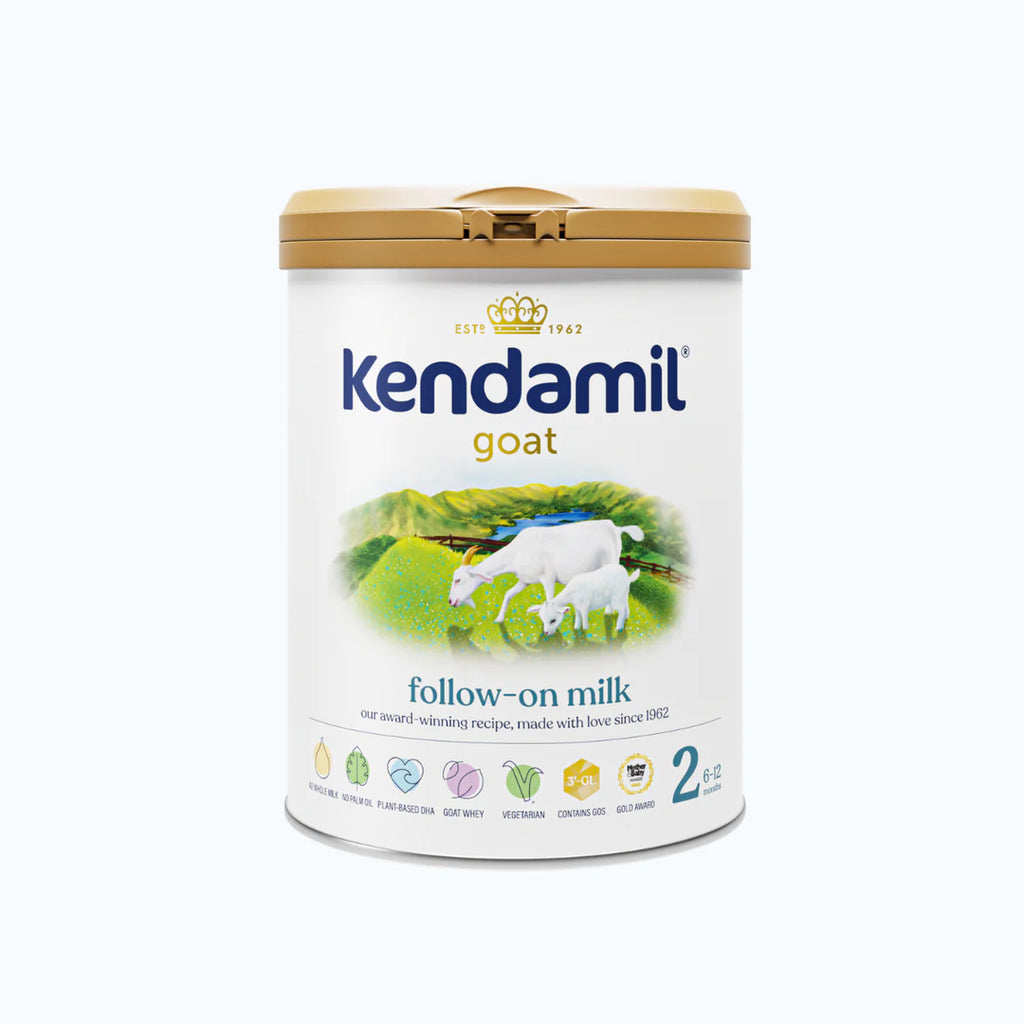 Kendamil goat stage 2 follow on milk formula front cover