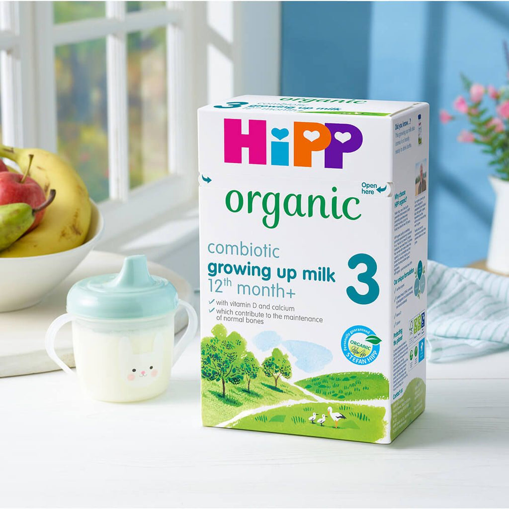 HiPP UK Stage 3 Combiotic Growing Up Milk Formula (12+ Months) 600g 12 Pack