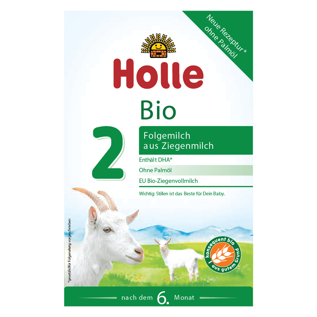 holle goat milk formula stage 2 front cover