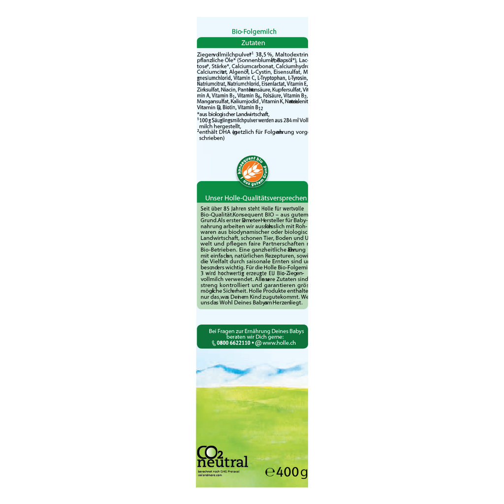 Holle goat milk hot sale ingredients