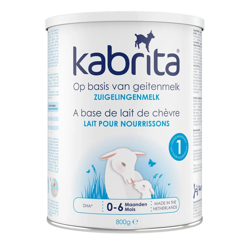 KABRITA Stage 1 Goat Milk Infant Formula front cover - Kabrita formula